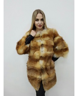 Шуба из меха лисы арт. 2559