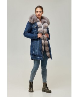 Зимняя парка с мехом BLUE FROST арт. 2337
