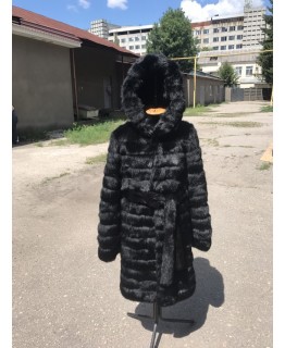 Шуба з хутра кролика арт. 2065