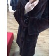 Шуба с капюшоном из меха бобрика арт. 782 - фото 3
