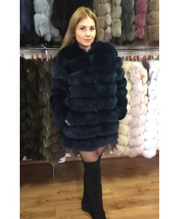 Шуба з хутра песця арт. 681