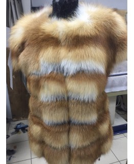 Красивый жилет из лисы арт. 370
