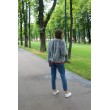 Бомбер з хутра бобрика сірого кольору арт. 1191 - фото 4