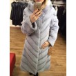 Світла шуба з бобрика з капюшоном арт. 781 - фото 3