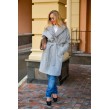 Пальто з хутряними коміром арт. 2034 - фото 3