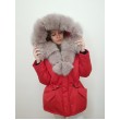 Джинсова куртка з хутра песця арт. 2409 - фото 2