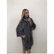 Кардиган з хутра чорнобурки на трикотажній Основі арт. 1282 - фото 2
