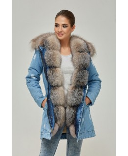 Зимова парка з хутра BLUE FROST арт. 2336