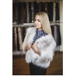 Кожушок з хутра аукціонної лисиці арт. 1350 - фото 3