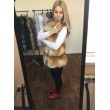 Хутряний жилет з лисиці, 60 см довжина арт. 261 - фото 2