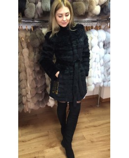 Меховой кардиган из меха кролика арт. 705
