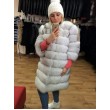 Вуалева шуба з хутра песця на гачках арт. 834 - фото 3