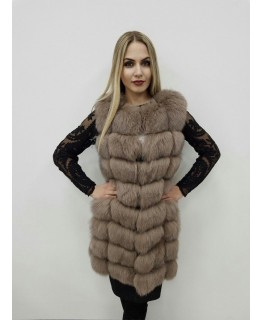 Жилетка из меха песца арт. 2558