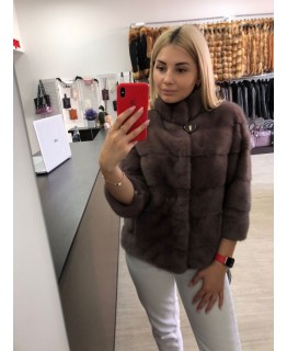 Полушубок из меха норки арт. 3232