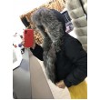 Бомбер синього кольору з хутра чорнобурки арт. 3230 - фото 3