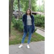 Хутряна куртка з бобрика арт. 1187 - фото 3